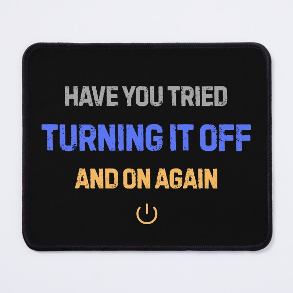 Item preview, Turning It Off And On Again Funny IT Support Help Desk designed and sold by Yuli Club.