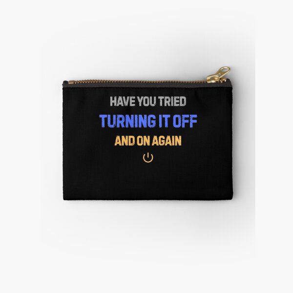 Item preview, Turning It Off And On Again Funny IT Support Help Desk designed and sold by Yuli Club.
