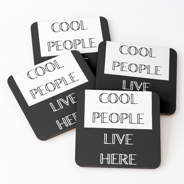 Item preview, Cool People Live Here designed and sold by Madd1e10.