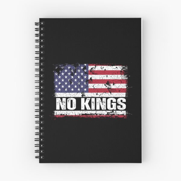 Item preview, Anti Trump No Kings Protest Vintage American Flag on Black designed and sold by Artycom.