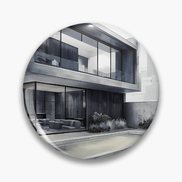 Item preview, Stone Cold Home - Modern Brutalist Concrete Villa designed and sold by Modern Nest Art.