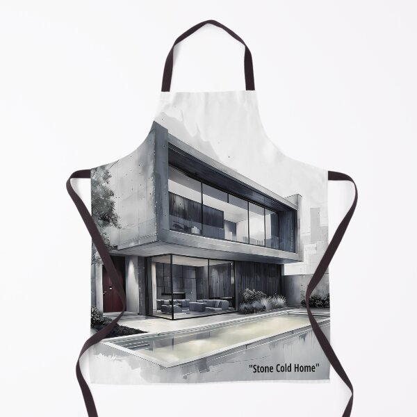 Item preview, Stone Cold Home - Modern Brutalist Concrete Villa designed and sold by Modern Nest Art.