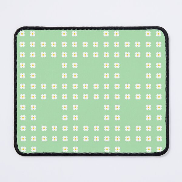 Item preview, Celadon & white mini flowers seamless pattern designed and sold by Mint + Midnight.