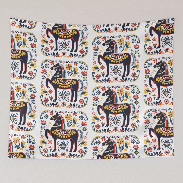 Item preview, Swedish Dala Horses, Floral Horses designed and sold by xiao xuans.