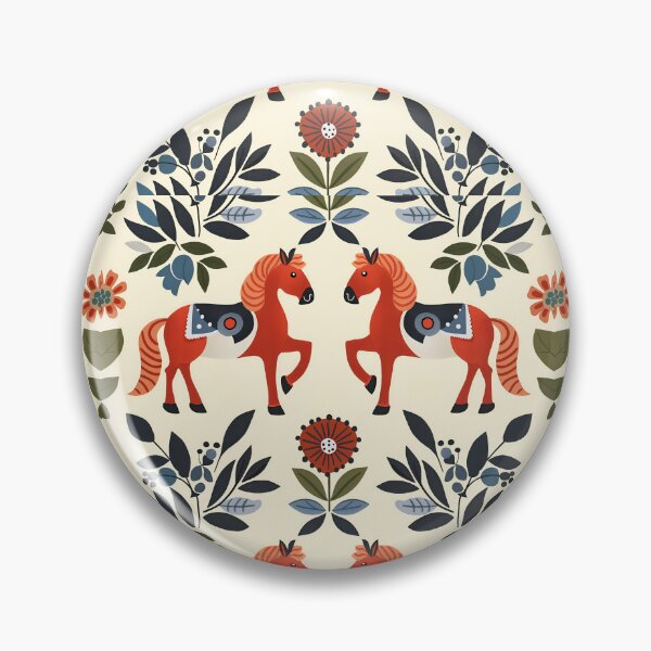 Item preview,  Swedish Dala Horses, Floral Horses designed and sold by xiao xuans.