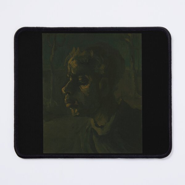 Item preview, Head of a Woman by Vincent van Gogh: Moody Post Impressionist Portrait Poster designed and sold by artofuniverse.