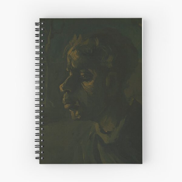 Item preview, Head of a Woman by Vincent van Gogh: Moody Post Impressionist Portrait Poster designed and sold by artofuniverse.