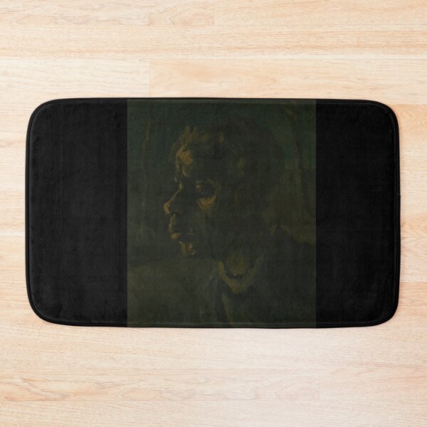 Item preview, Head of a Woman by Vincent van Gogh: Moody Post Impressionist Portrait Poster designed and sold by artofuniverse.