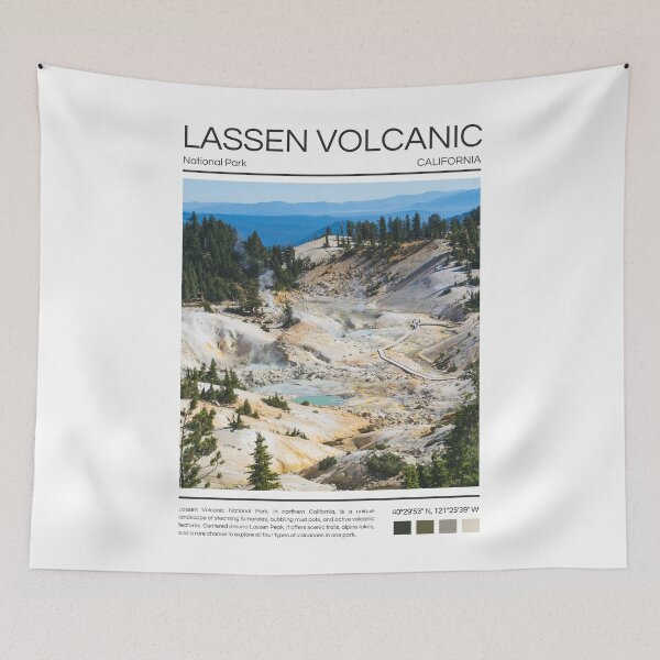 Item preview, Lassen Volcanic National Park - California designed and sold by StudioRedKoala.