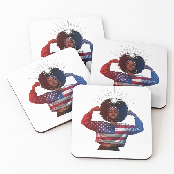 Item preview, Juneteenth Strong Black Woman Flexing Afro American Flag T-Shirt | Juneteenth 2025 Gift | Black History Pride Shirt | Freedom Day Tee designed and sold by nancysdaughter.