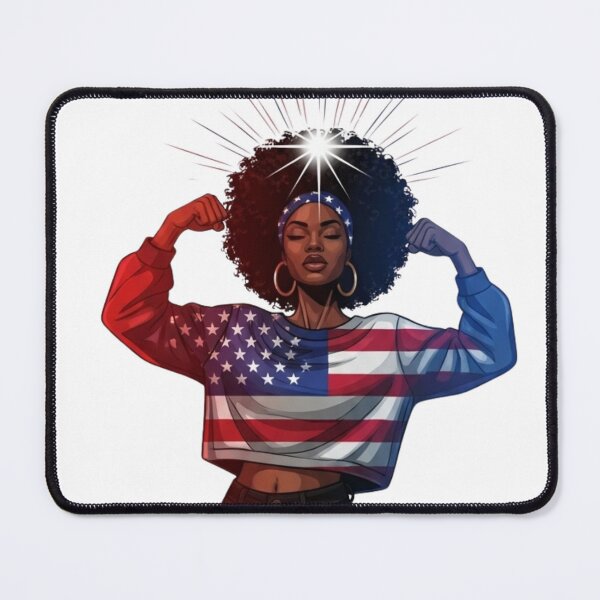 Item preview, Juneteenth Strong Black Woman Flexing Afro American Flag T-Shirt | Juneteenth 2025 Gift | Black History Pride Shirt | Freedom Day Tee designed and sold by nancysdaughter.