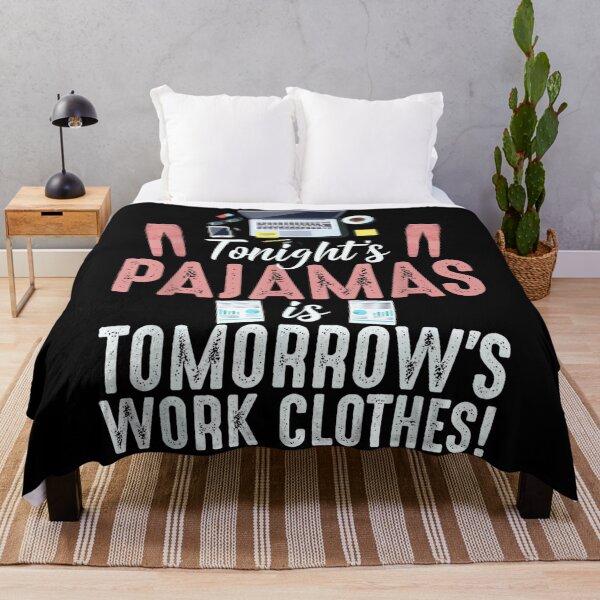 Artikelvorschau, Lustiger Retro-Vintage-Arbeits-von-Home-Heute-Abend-Pyjama ist Arbeit entworfen und verkauft von JamesARager.