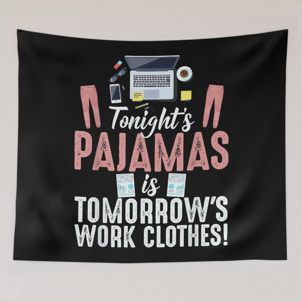 Artikelvorschau, Lustiger Retro-Vintage-Arbeits-von-Home-Heute-Abend-Pyjama ist Arbeit entworfen und verkauft von JamesARager.