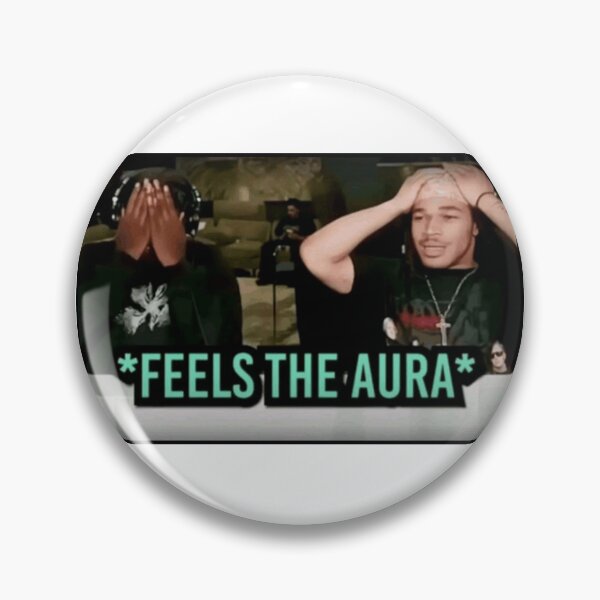 Item preview, FEELS THE AURA IG REACTION IMAGE MEME GIF designed and sold by Python Designs .