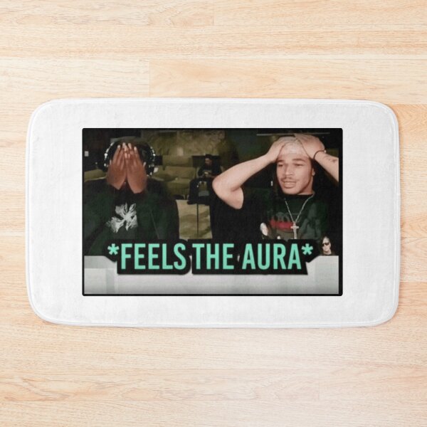 Item preview, FEELS THE AURA IG REACTION IMAGE MEME GIF designed and sold by Python Designs .