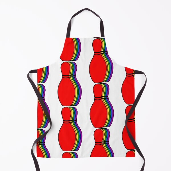 Artikelvorschau, Regenbogen-Bowling-Pins entworfen und verkauft von BowlingAlleyGirl.