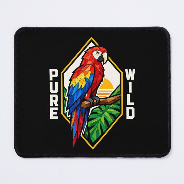 Item preview, Pure Wild Parrot Design – Colorful Geometric Macaw Tropical Jungle Art designed and sold by SaDesign99.