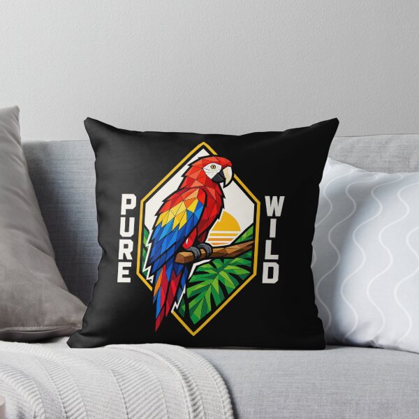 Item preview, Pure Wild Parrot Design – Colorful Geometric Macaw Tropical Jungle Art designed and sold by SaDesign99.