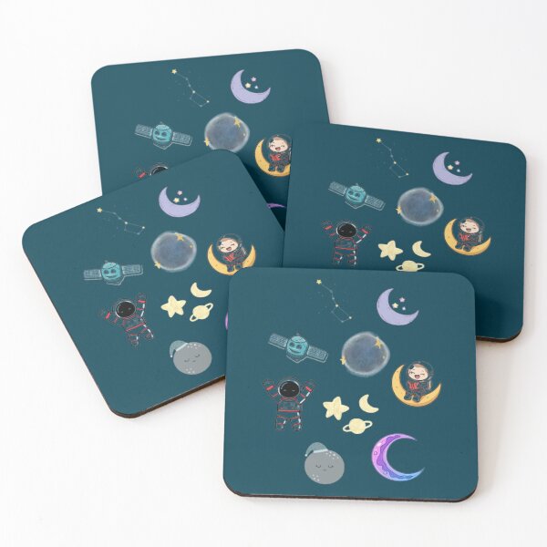 Item preview, Artemis II — Back to the Moon Copy Moon Joy Rocket Sticker Set designed and sold by Yasmine Mohammed.