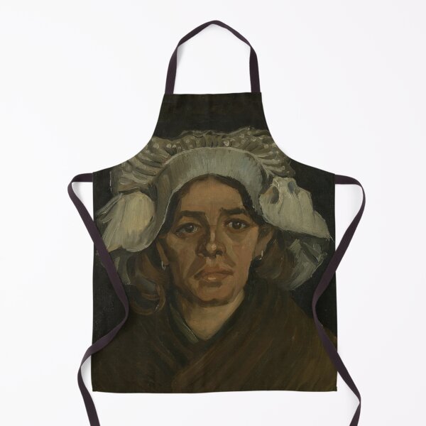 Item preview, Head of a Woman by Vincent van Gogh: Post Impressionist Portrait Print designed and sold by artofuniverse.
