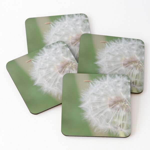 Item preview, Dandelion Dream — Seed Head in Soft Green Bokeh designed and sold by JLNATURE.