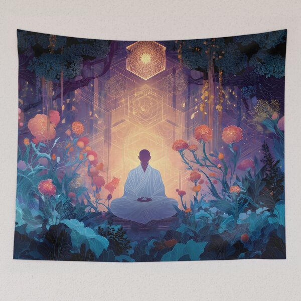 Item preview, Sacred Geometry Zen Meditation Spiritual Art designed and sold by LuminousFoundry.