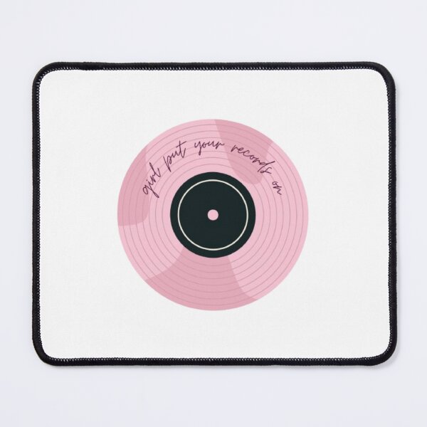 Item preview, girl put your records on vinyl designed and sold by indie cottage.