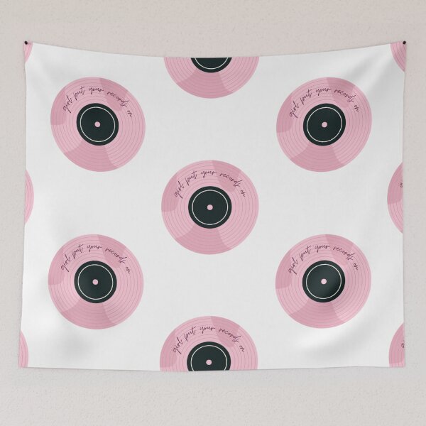 Item preview, girl put your records on vinyl designed and sold by indie cottage.