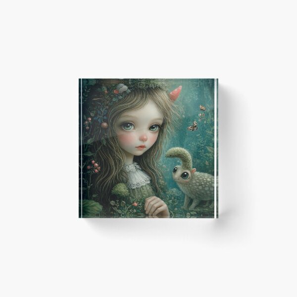 Item preview, The Hidden Garden. Pop Surrealism Art inspired by Mark Ryden. Lowbrow art.. designed and sold by Piagor.