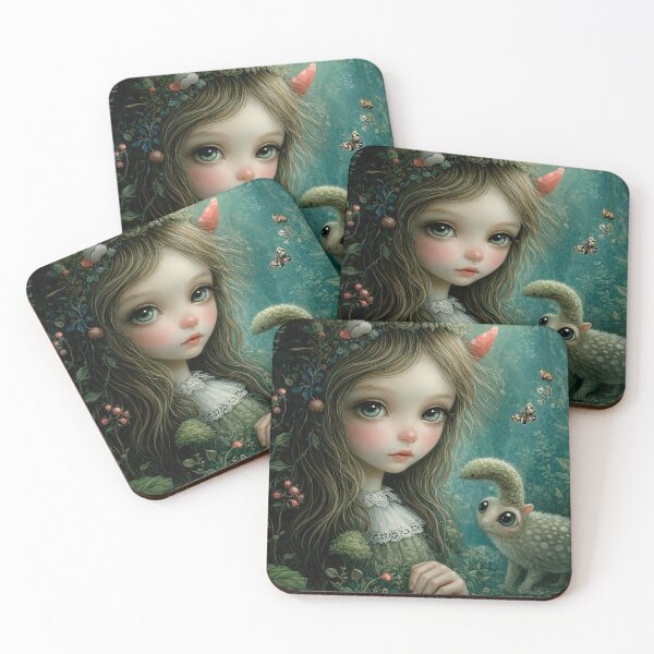 Item preview, The Hidden Garden. Pop Surrealism Art inspired by Mark Ryden. Lowbrow art.. designed and sold by Piagor.