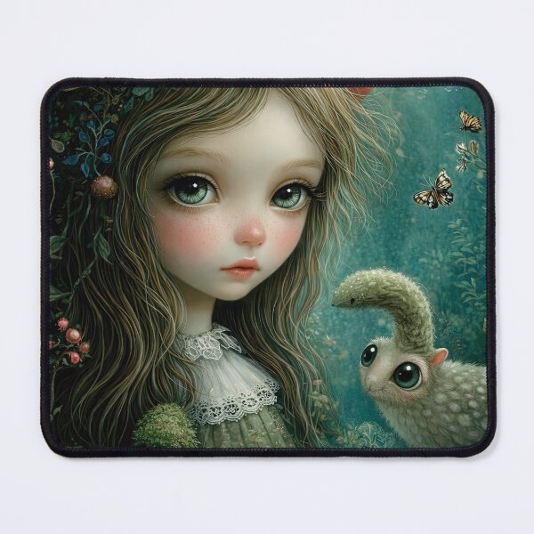 Item preview, The Hidden Garden. Pop Surrealism Art inspired by Mark Ryden. Lowbrow art.. designed and sold by Piagor.