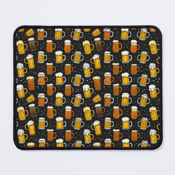 Item preview, Beer Mug Pattern Craft Beer Lover Design designed and sold by NicolasGlowArt.