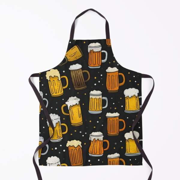 Item preview, Beer Mug Pattern Craft Beer Lover Design designed and sold by NicolasGlowArt.