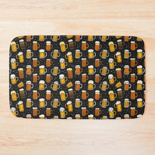 Item preview, Beer Mug Pattern Craft Beer Lover Design designed and sold by NicolasGlowArt.