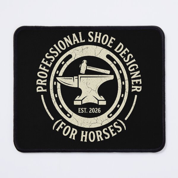 Item preview, Professional Shoe Designer For Horses - Funny Farrier Est 2026 designed and sold by Go8Creations.