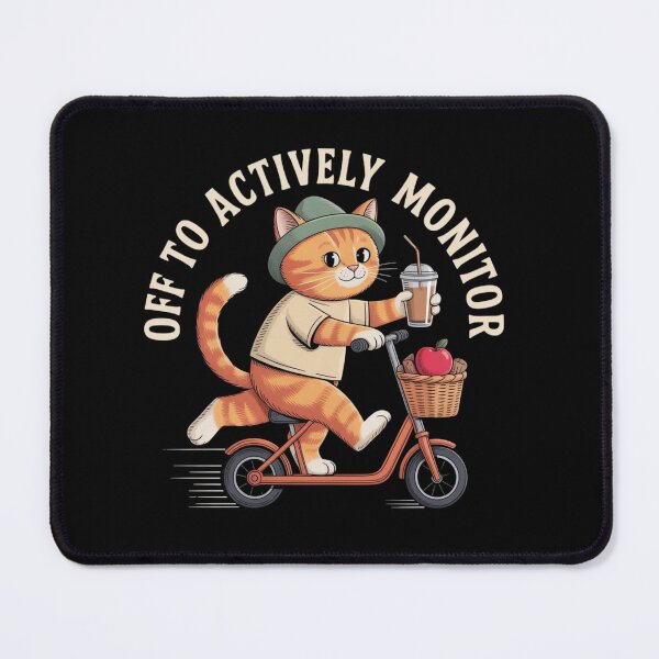 Item preview, Off to Actively Monitor Cat Funny Testing Day Teacher designed and sold by ZACK ART.