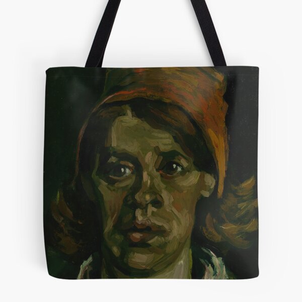 Item preview, Head of a Woman by Vincent van Gogh: Post Impressionist Portrait Poster designed and sold by artofuniverse.