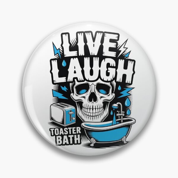 Item preview, Funny Toaster Bath T-Shirt - Live Laugh Toaster Bath Graphic Tee designed and sold by MerchlyMike.