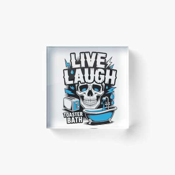 Item preview, Funny Toaster Bath T-Shirt - Live Laugh Toaster Bath Graphic Tee designed and sold by MerchlyMike.