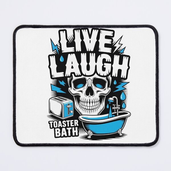 Item preview, Funny Toaster Bath T-Shirt - Live Laugh Toaster Bath Graphic Tee designed and sold by MerchlyMike.