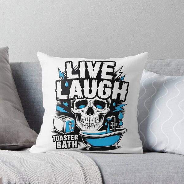 Item preview, Funny Toaster Bath T-Shirt - Live Laugh Toaster Bath Graphic Tee designed and sold by MerchlyMike.