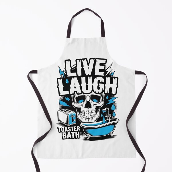 Item preview, Funny Toaster Bath T-Shirt - Live Laugh Toaster Bath Graphic Tee designed and sold by MerchlyMike.