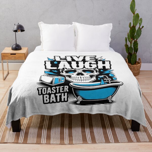 Item preview, Funny Toaster Bath T-Shirt - Live Laugh Toaster Bath Graphic Tee designed and sold by MerchlyMike.