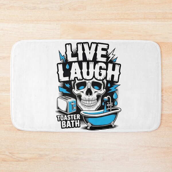 Item preview, Funny Toaster Bath T-Shirt - Live Laugh Toaster Bath Graphic Tee designed and sold by MerchlyMike.