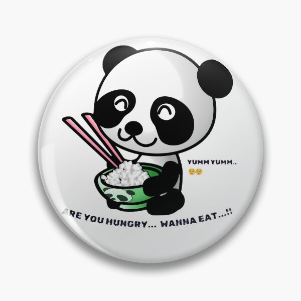 Item preview, EATING WITH PANDA...!! designed and sold by thestickerbuddy.