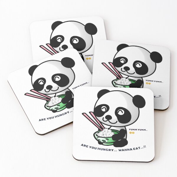 Item preview, EATING WITH PANDA...!! designed and sold by thestickerbuddy.