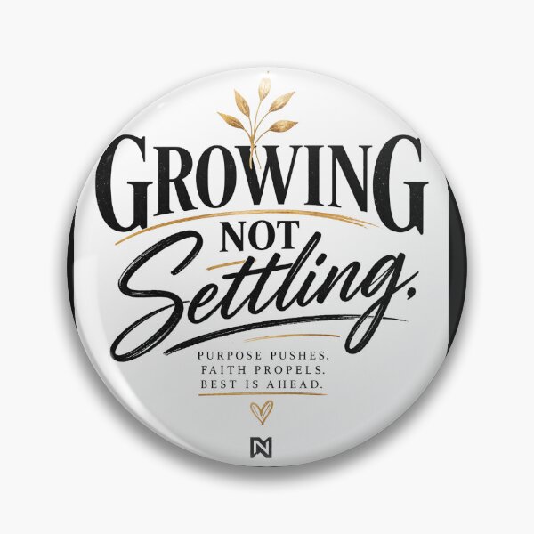 Item preview, Growing Not Settling Shirt – Motivational Faith Growth Tee, Self Love & Personal Growth Design designed and sold by LatoriaStyle.