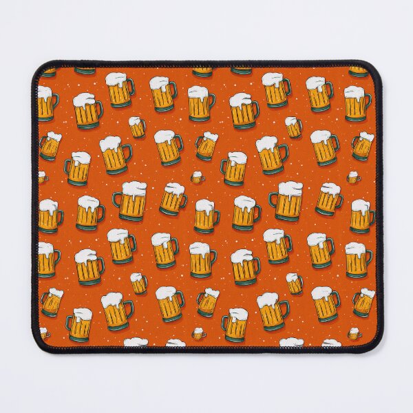 Item preview, Frothy Beer Mugs Pattern Ale Lager Drinker designed and sold by NicolasGlowArt.