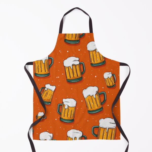 Item preview, Frothy Beer Mugs Pattern Ale Lager Drinker designed and sold by NicolasGlowArt.