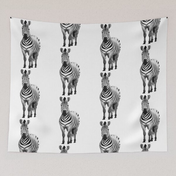 Item preview, Elegant Zebra Stripe Wildlife Portrait designed and sold by alldecorprints.